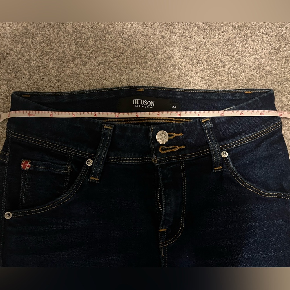 Hudson Beth Baby Boot Jeans Dark Blue Flare Leg - Picture 4 of 4